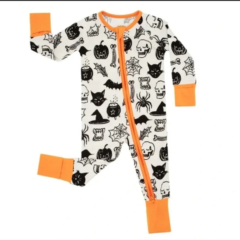NWT - Little Sleepies 3-6 Months Witches Brew Bamboo Pajamas